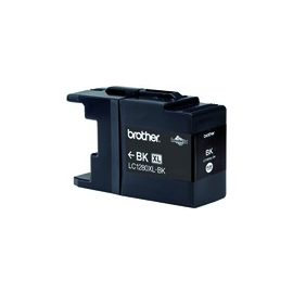 LC1280XLBK Brother Tintenpatrone Schwarz(2.400 Seiten nach ISO Standard Produktbild front M