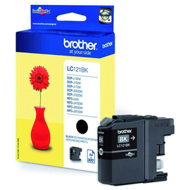 LC121BK Brother Tintenpatrone Schwarz(300 Seiten nach ISO Standard 24 Produktbild front M