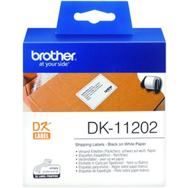 DK11202 Brother Versand Etiketten, (Päckchen),  (300 St/Rolle), Produktbild