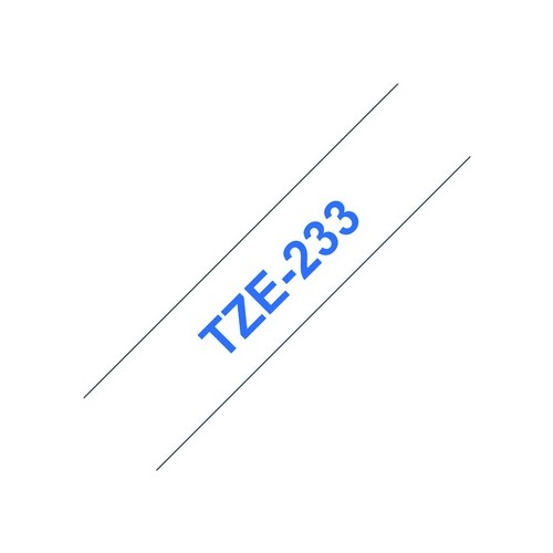 TZE233 Brother weiß / blau Produktbild Front View L