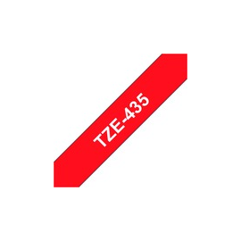 TZE435 Brother rot / weiß Produktbild