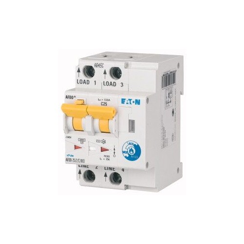 187228 Eaton AFDD-25/2/C/003-A Brandschutzschalter Produktbild Front View L