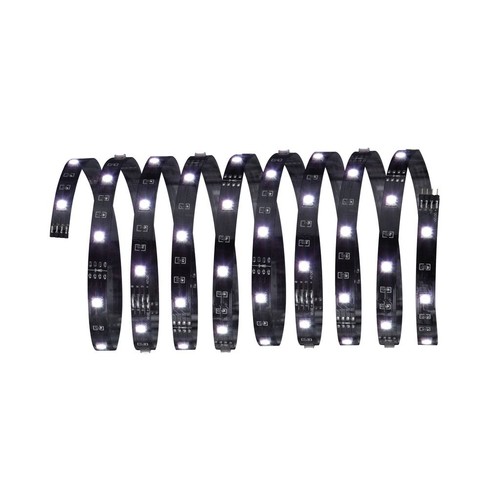 70252 Paulmann Function YourLED ECO Stripe 3m RGB 21,6W 12V DC Schwarz Produktbild Front View L