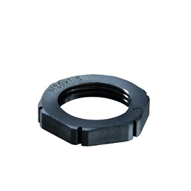 10061780 Wiska EMUG12 Gegenmutter M12 schwarz Produktbild front M