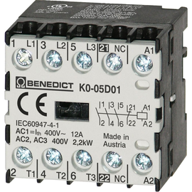 K0-05D10 230 Benedict Mikro Schütz 2,2kW 3~400V 220 230V 50Hz 230 250V 60Hz Produktbild front M