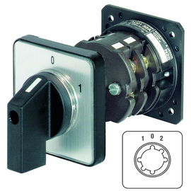 M10H V UR3+G2 Benedict Umschalter 3 polig mit Rückzug nach 0 1-0-2 Produktbild front M