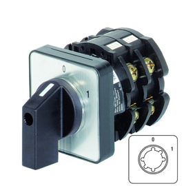 M20 E A2+G2 Benedict Ein Aus Schalter 2 polig 0-1 Produktbild front M