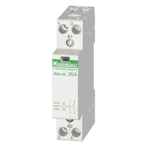 R25-11 230 Benedict Installationsschütz 25A 220 240V 50Hz, 230 264V 60Hz Produktbild Front View L