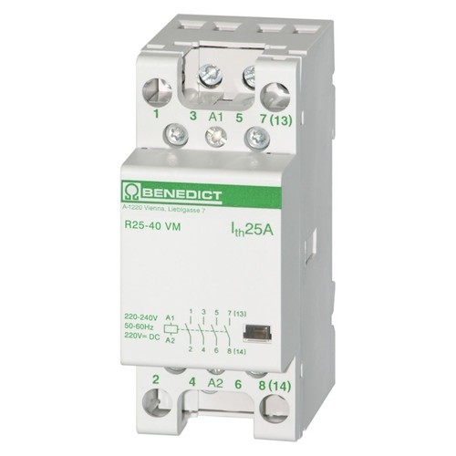 R25-31 24VM Benedict InstallationsschÃŒtz 25A 24V AC/DC Produktbild Front View L