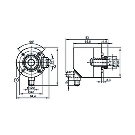 RO3100 IFM Electronic Drehgeber Produktbild