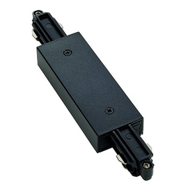 143100 SLV Längsverbinder für 1 Phasen HV Stromschiene, schwarz, mit Einspeise Produktbild
