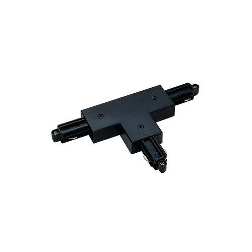 143080 SLV T Verbinder für 1 Phasen HV Stromschiene, Aufbauversion schwarz, Er Produktbild Front View L