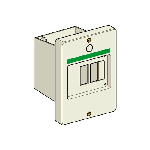 GV2MP04 Schneider E. EINBAUGEHAEUSE IP55 REDUZ. ABMESSUNGEN Produktbild Front View L