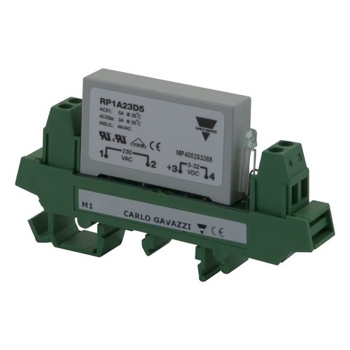 RP1A23D6M1 CARLO GAVAZZI HALBLEITER- RELAIS 48-265VAC EINPHASIG Produktbild Front View L