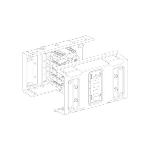 KSA630ZJ4 Schneider E. VERBINDUNGSBLOCK 630A Produktbild Front View L