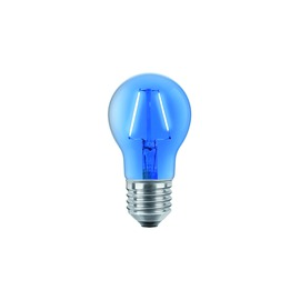 38744 Scharnberger+H. LED AGL Fila 60x105 E27 230V 2W blau Produktbild