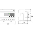 A9MEM3235 Schneider E. IEM3235 ENERGIEZ.3P+N 5A M BUS MID Produktbild