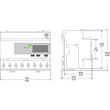 A9MEM3265 Schneider E. IEM3265 ENERGIEZAE. 3P+N 5A BACNET MID Produktbild