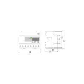 A9MEM3275 Schneider E. IEM3275 ENERGIEZAE. 3P+N 5A LON MID Produktbild