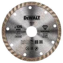 DT3712-QZ DeWalt DT3712 Diamanttrennscheibe Eco1 Turbo 125mm Produktbild front M