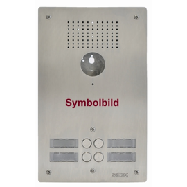 AX4040VI Fermax Türstation UP INOX Antivandal VIDEO 4 reihig mit 40 Tasten Produktbild front M