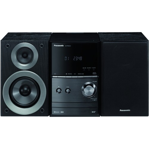 SC-PM602EG-K Panasonic DAB+ Micro Hifi HiFi System mit Bluetooth Schwarz Produktbild Front View L