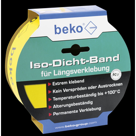 235 310 1 Beko Iso Dicht Band 60 mm x 40 m GELB, für Längsverklebung Produktbild front M