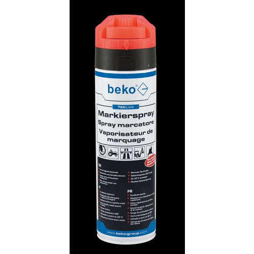 294 5 500 Beko TecLine Markierspray 500 ml ROT Produktbild Front View L