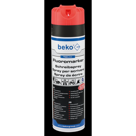 294 59 500 Beko TecLine Fluoromarker Schreibspray 500 ml LEUCHTROT Produktbild