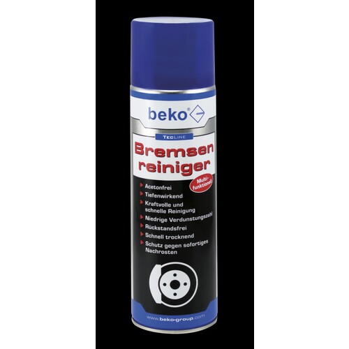 299 23 500 Beko TecLine Bremsenreiniger 500 ml Produktbild Front View L