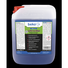 299 43 5000 Beko TecLine Ultra Gel Felgenreiniger 5 l Kanister Produktbild front M