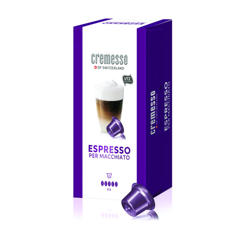2000774 Cremesso Espresso Per Macchiato (16 Kaffee Kapseln) Kräftig und vollaro Produktbild