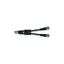 7000-40701-6330060 Murrelektronik M12 Y Verteiler auf M12 Bu. ger. Produktbild front M