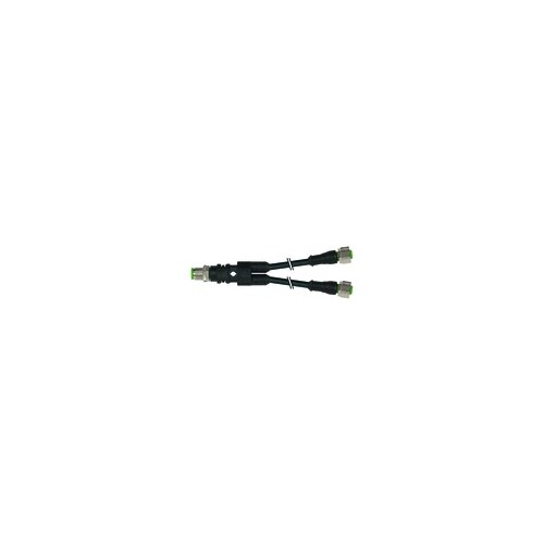 7000-40701-6330100 Murrelektronik M12 Y Verteiler auf M12 Bu. ger. Produktbild Front View L