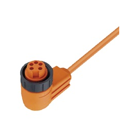 194168 Pepperl & Fuchs V95-W-5M-PVC Kabeldose 5-pol. 5m Kabel 5x0,5mm² Produktbild front M