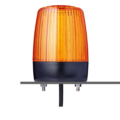 860511405 Auer PFH LED Blitzleuchte   2 Blitzmuster,  hohe Kalotte, orange, 24  Produktbild Front View L