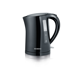 349800 Severin WK 3498 Wasserkocher 1,5l Kabellos 2200W Schwarz Produktbild front M