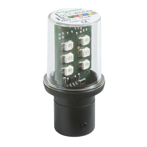 DL1BDM3 Schneider E. LED BA15D 230V,GN Produktbild Front View L