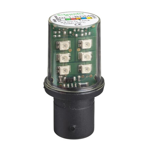 DL1BDM5 Schneider E. LED BA15D 230V,OR Produktbild Front View L