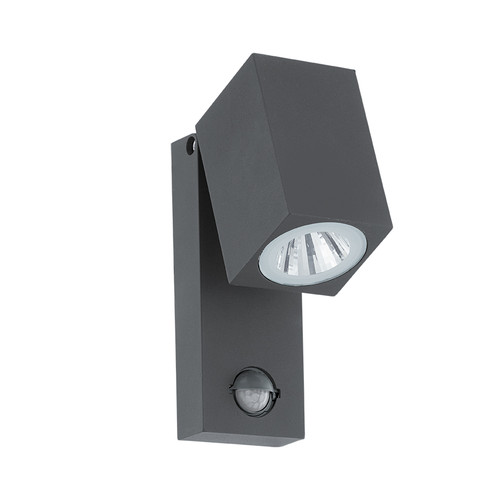 96287 Eglo AL LED WL M.SENSOR ANTHRAZIT SAKEDA Produktbild Front View L