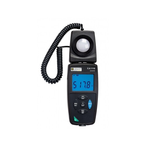 P01654110 CHAUVIN Luxmeter CA 1110 Rekorder mit Bluetooth und USB Produktbild Front View L