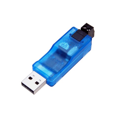 WZ-5254 Weinzierl KNX USB Stick mit long frame Support Produktbild Front View L