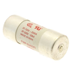 FWP-63A22FI Eaton 63A 700V 22X58 INDICATED 22 X 58MM 63A 700V 22X58 IND Produktbild front M