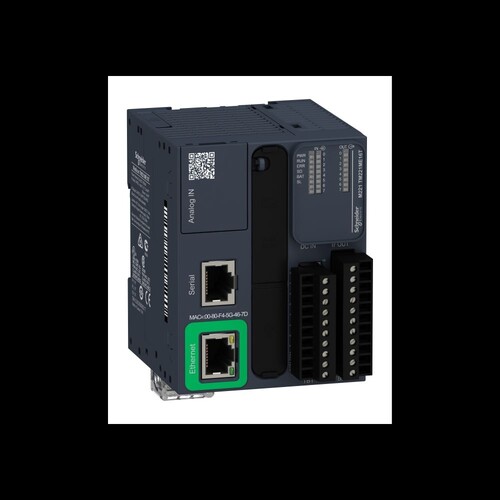 TM221ME16T Schneider E. SPS M221 24IO TR.SOURCE ETH MODULAR Produktbild Front View L