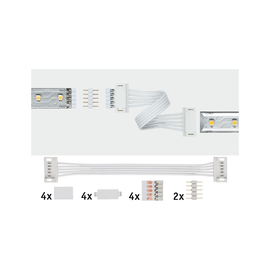 70919 Paulmann Function MaxLED Universal Connector 2er Pack Weiß Produktbild