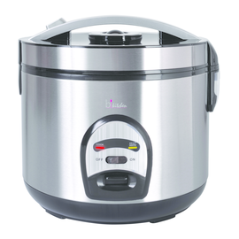 444000 bkitchen cook200 Reiskocher 700W 4 Liter Edelstahl Produktbild front M