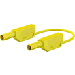 28.0124-10024 Multi-Contact SLK425-E 4mm Sicherheitsmessleitung 100cm gelb Produktbild