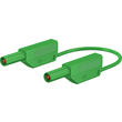 28.0126-10025 Multi-Contact SLK410-E/SIL 4mm Sicherheitsmessleitung 100cm grün Produktbild front S