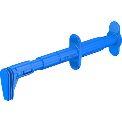 66.9829-23 Multi-Contact GRIP-F 4mm Flachmessabgreifer blau Produktbild