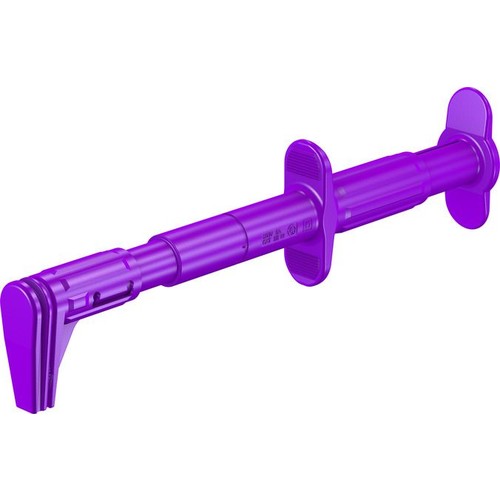 66.9829-26 Multi-Contact GRIP-F 4mm Flachmessabgreifer violett Produktbild